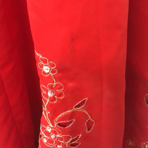 Red Party Dress - Picture 4 of 5